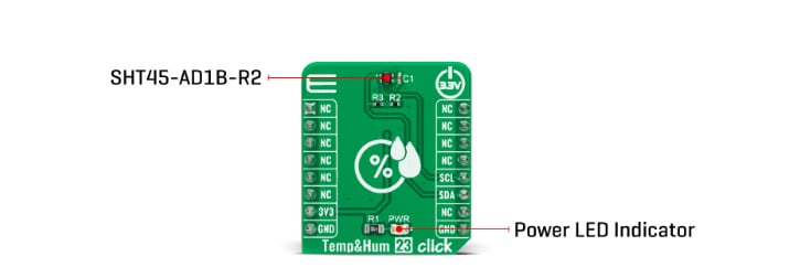 Mikroe Temp&Hum 23 Click Mikroe Temp&Hum 23 Click
